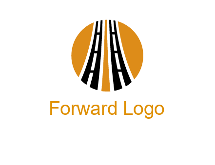 two roads in circle