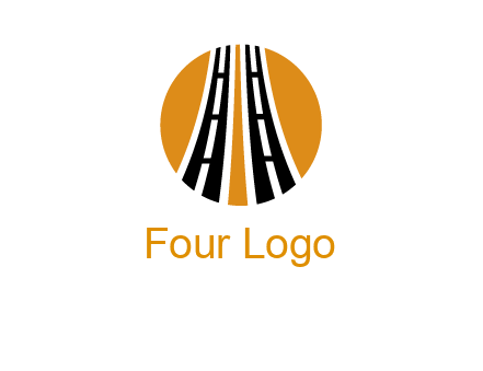 two roads in circle