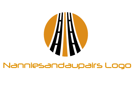 two roads in circle