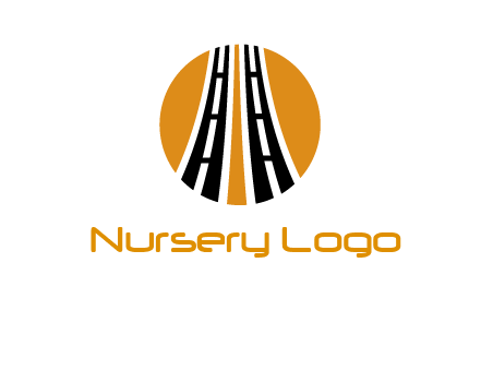 two roads in circle