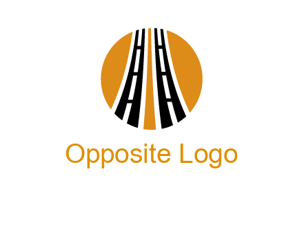 two roads in circle