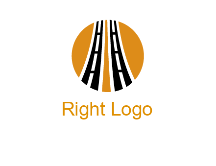 two roads in circle