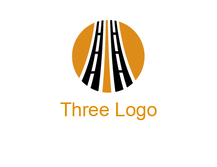 two roads in circle