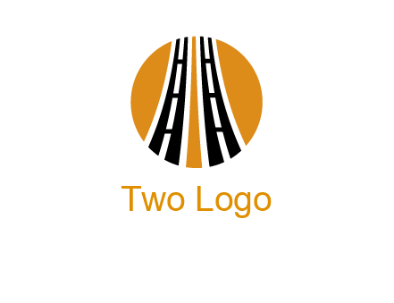 two roads in circle