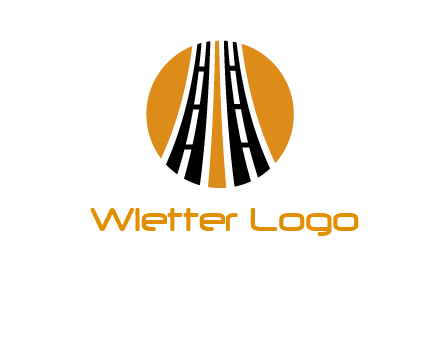 two roads in circle