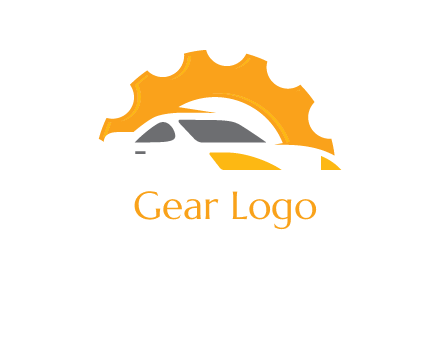 car with gear logo