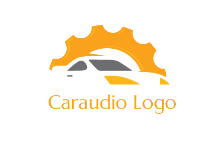 car with gear logo