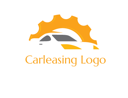 car with gear logo