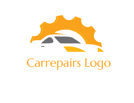 car with gear logo