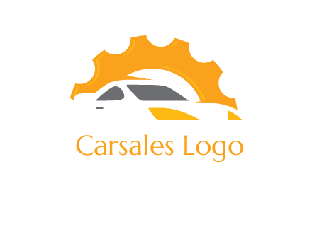 car with gear logo