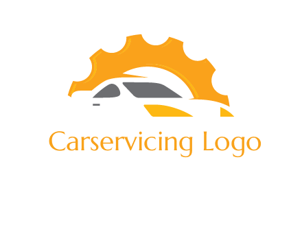 car with gear logo