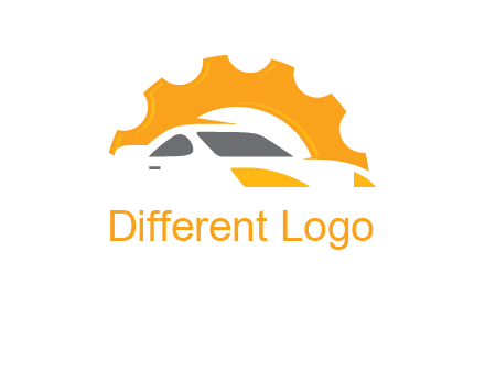 car with gear logo