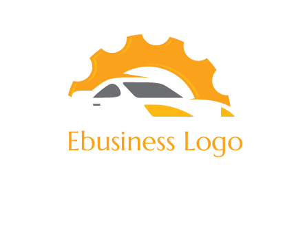 car with gear logo