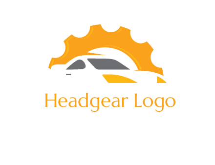 car with gear logo