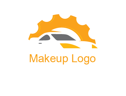 car with gear logo