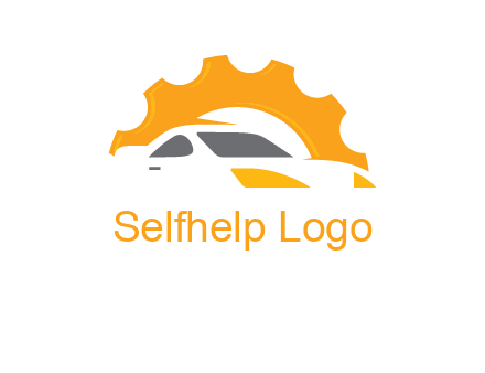 car with gear logo