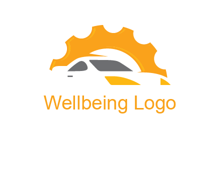 car with gear logo