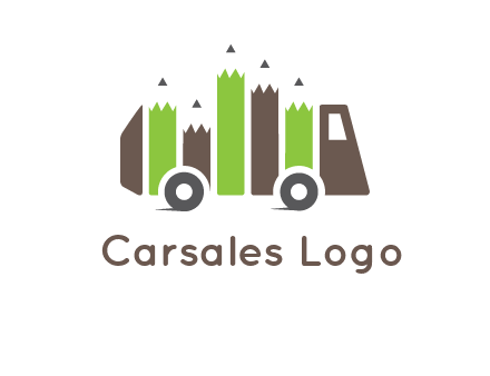 pencil merge with bus logo