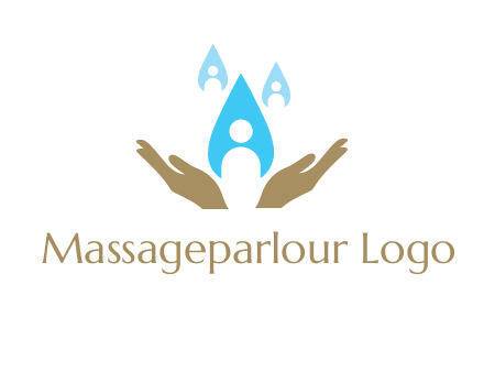 Spa and massage logos