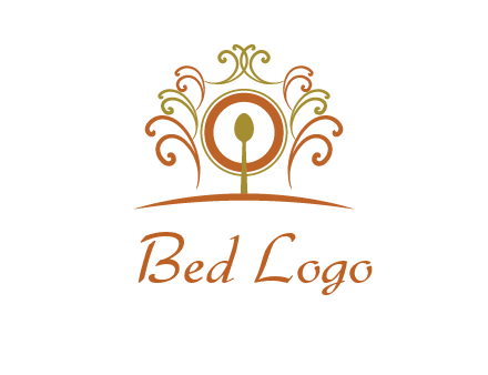 spoon on a throne chair logo
