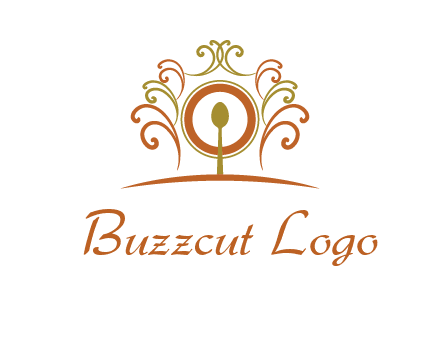 spoon on a throne chair logo