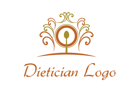 spoon on a throne chair logo