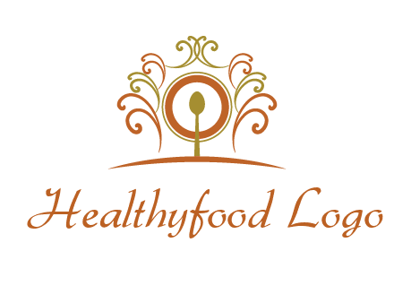 spoon on a throne chair logo