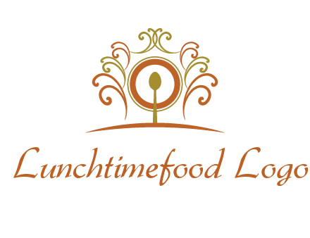 spoon on a throne chair logo
