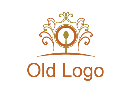 spoon on a throne chair logo