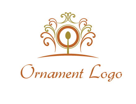 spoon on a throne chair logo