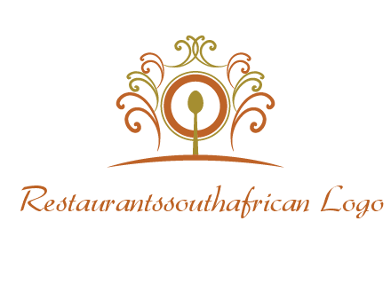 spoon on a throne chair logo