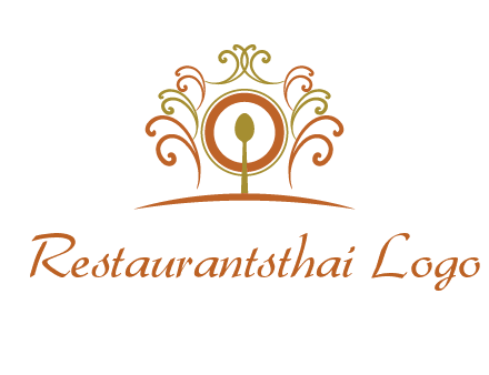 spoon on a throne chair logo