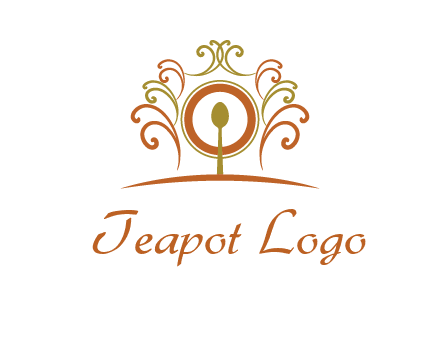 spoon on a throne chair logo