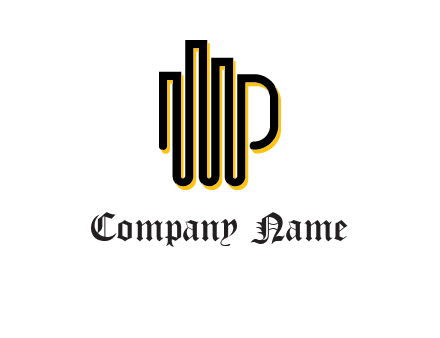 building incorporated with beer glass logo