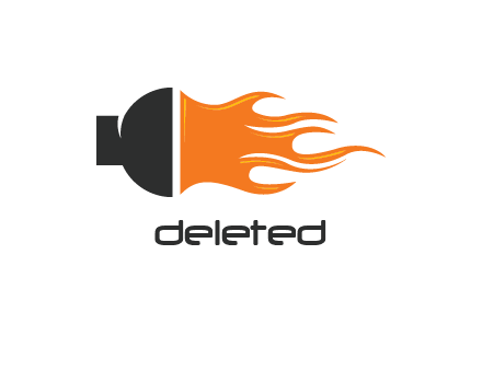 fire coming out from speaker symbol
