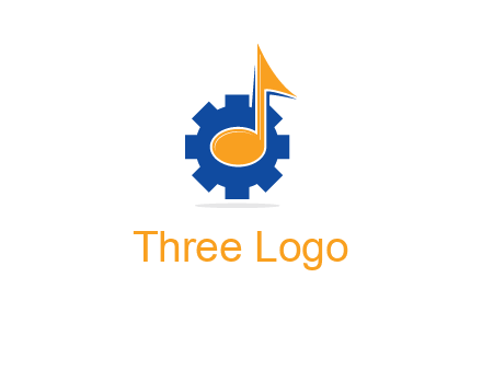 music note over gear logo
