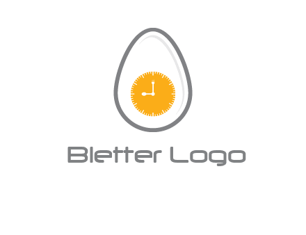 clock in the egg logo