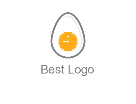 clock in the egg logo