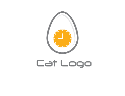 clock in the egg logo