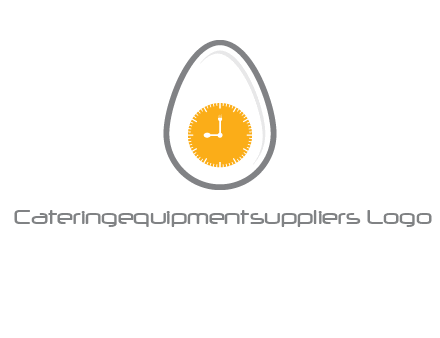 clock in the egg logo