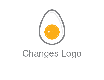 clock in the egg logo