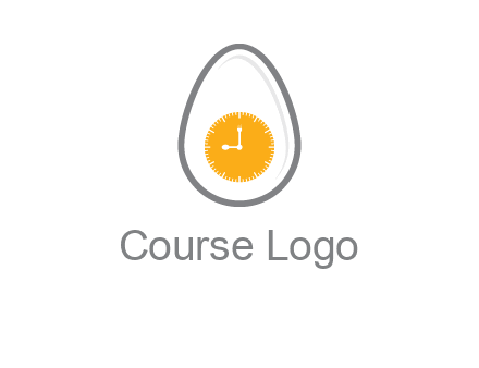 clock in the egg logo