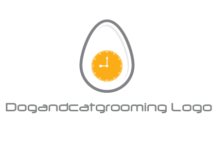 clock in the egg logo