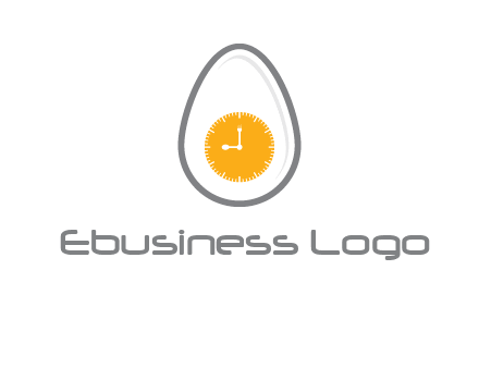 clock in the egg logo