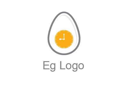 clock in the egg logo
