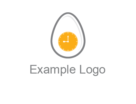 clock in the egg logo