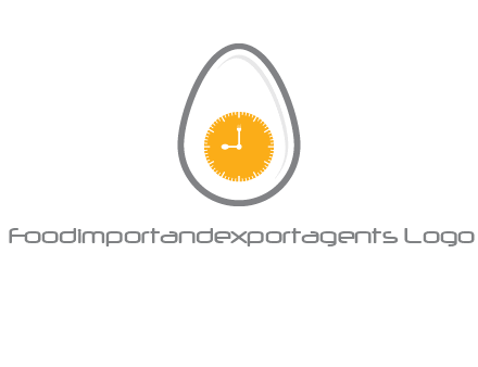 clock in the egg logo