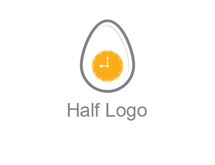 clock in the egg logo