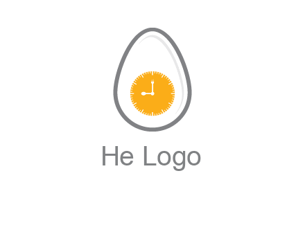 clock in the egg logo