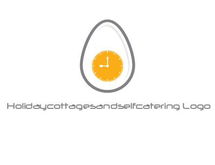 clock in the egg logo